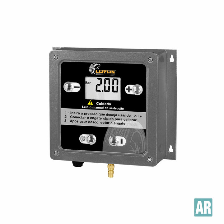 0160 - Calibrador de ar eletrônico para pneus - LUPUS LUBRIFICAÇÃO E ABASTECIMENTO - 0160