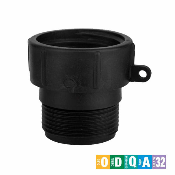 0814 - Adaptador para IBC em Polietileno - LUPUS LUBRIFICAÇÃO E ABASTECIMENTO - 0814