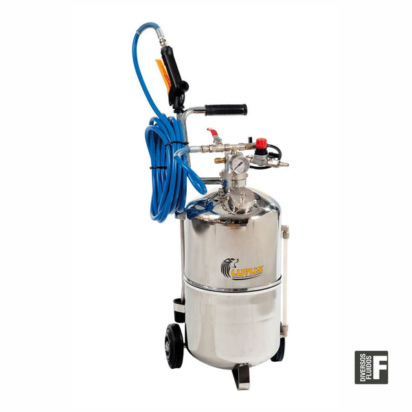 1242 – Shamporizador pressurizado por ar comprimido em aço inox - LUPUS LUBRIFICAÇÃO E ABASTECIMENTO - 1242