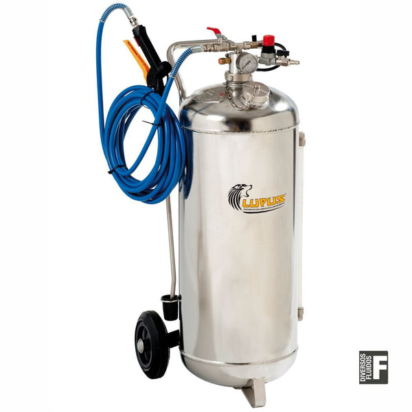 1243 – Shamporizador pressurizado por ar comprimido em aço inox - LUPUS LUBRIFICAÇÃO E ABASTECIMENTO - 1243