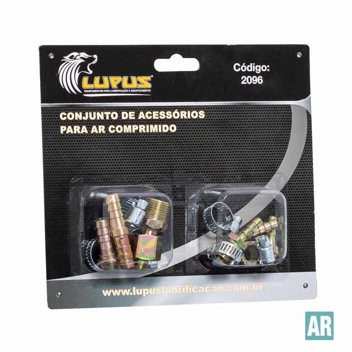 2096 - Conjunto de acessórios para ar comprimido - LUPUS LUBRIFICAÇÃO E ABASTECIMENTO - 2096