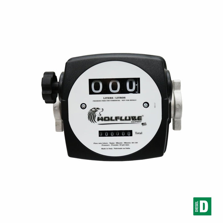 2100W - 3DG - Medidor mecânico giratório - LUPUS LUBRIFICAÇÃO E ABASTECIMENTO - 2100W - 3DG