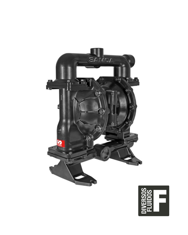 DS9027 - BOMBA DE DUPLO DIAFRAGMA 1-1/2" P/ DIVERSOS FLUIDOS - ALUMINIO - ATEX - 470 LPM