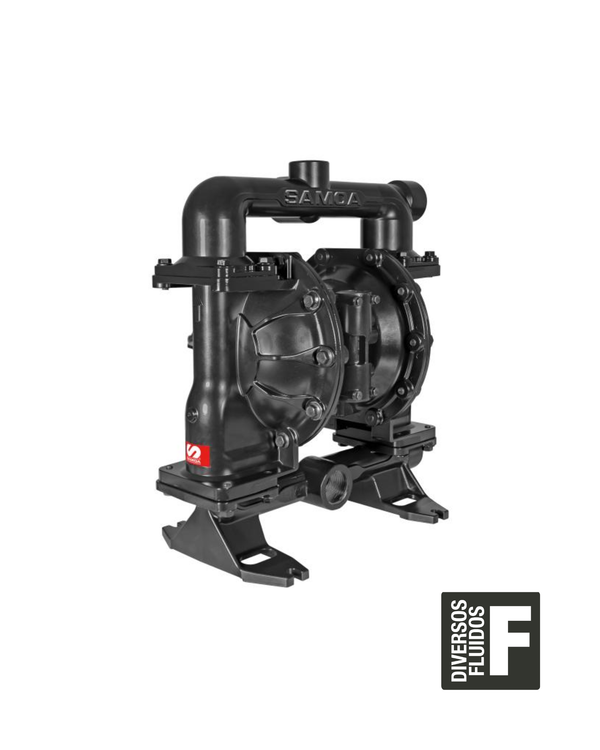 DS9028 - BOMBA DE DUPLO DIAFRAGMA 1-1/2" P/ OLEO USADO - ALUMINIO  - ATEX - 470 LPM