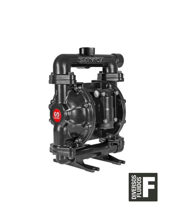 DS9037 - BOMBA DE DUPLO DIAFRAGMA 1" P/ DIVERSOS FLUIDOS - ALUMINIO  - ATEX - 130 LPM